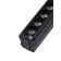 Track lamp, rotary, series "Flat" FTL-006, 18W, 48V, 4000K, 340mm, black