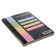 Smooth block for notebooks on 4 rings A5, 200 sheets in a cage, individual packaging, tinted block, 4 colors