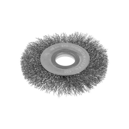 Metal brush for ushm tundra, flat, landing 22 mm, 100 mm