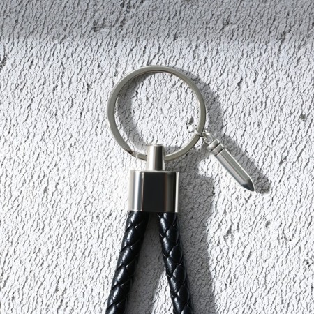 Key keychain "Black Style" cord, 11 x 3 cm-4