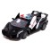 Radio -controlled “Police” machine, light, doors open, works from batteries