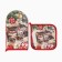 New Year. Set of kitchen Ethel "Happy Together" mittens 15x28cm, severity 19x19cm, 100%HL