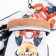 Children's gloves, gray/black color, size 14 (4-6 years)