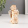 Souvenir Polystone "Angel in a flower dress and a wreath with silver wings" mix 8.5 cm