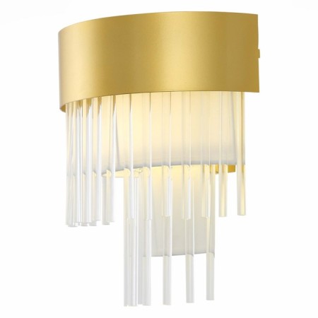 Sconces st. SL1352.201.01. Aversa. 1x40 W, E14, 26x30 cm, golden color-4