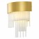 Sconces st. SL1352.201.01. Aversa. 1x40 W, E14, 26x30 cm, golden color