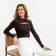 Longsliv Women's Minaku: Basic Line Chocolate Color, Rr. 46