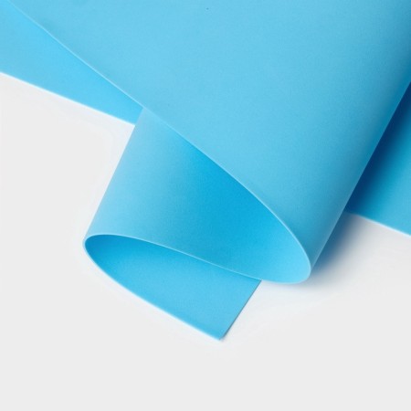 Foamiran Iranian, 60 × 70 cm, thickness 0.8-1 mm, blue/165-2