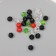 Beads for creativity plastic "Shar with slices" Summer mix set 20 g 1.1x1.1x1.1 cm