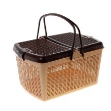 Basket 47x36x27.5 cm, brown