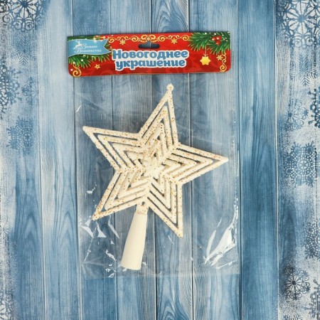Top "Star" spraying, 13x17 cm, white-1