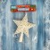 Top "Star" spraying, 13x17 cm, white