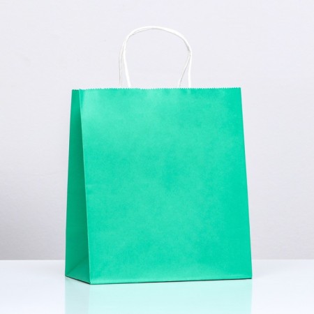 Crafts "Rainbow", Green, 22 x 12 x 25 cm, 150 g/m2, 1 pcs
