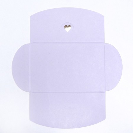 Envenue for certificate with embossing, lavender, 10.5 x 7-3