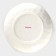 Plate of a porcelain deep shade Organic Gold, 670 ml, d = 21.5 cm, white color