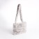 Bag Cross-Bodi with a zipper, gray color