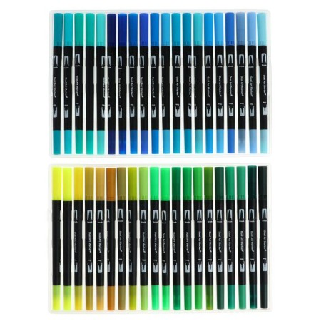 A set of professional markers, 100 pieces/100 colors, bilateral-2