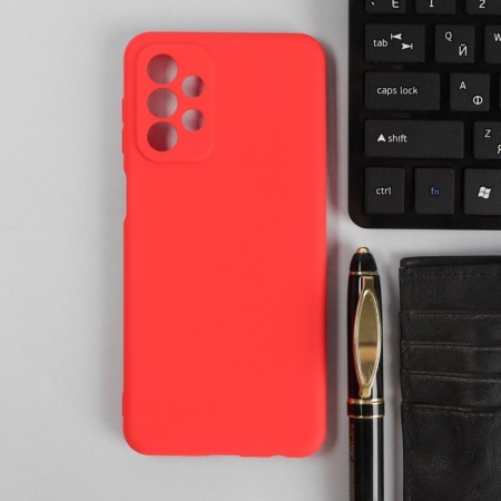 Pero cover, for Samsung A23, silicone, red