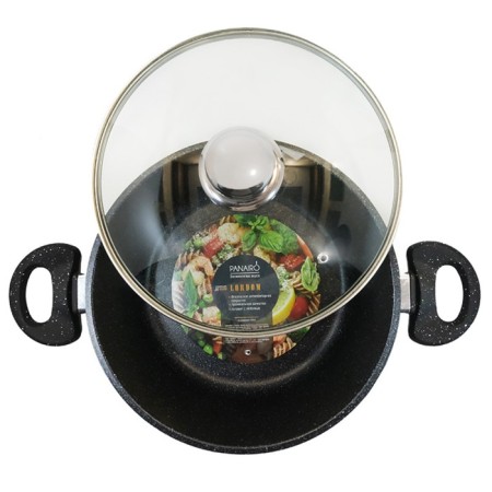 Panairo LORDOM pan, with a lid, a handle Soft-Touch, 2 l-2