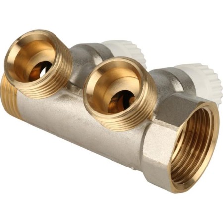Distributive collector SMB 6851 013402, 1 ", 2 exits, 3/4"-3