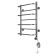 Domoterm electric heated towel rail "Orpheus", 500 x 700 mm, 7 crossbars, right, chrome