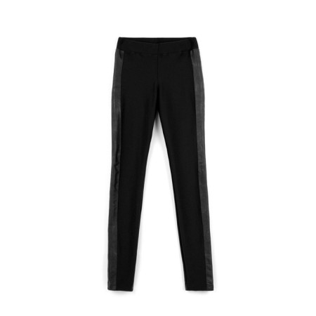 Modeling Legins with Conte Elegant lamps, size S, Nero color-4