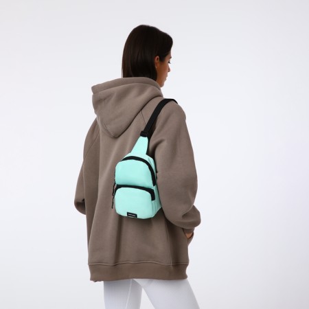 Textura lightning bag, external pocket, mint color-7
