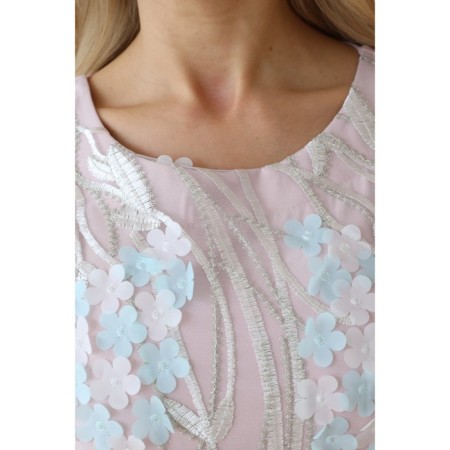 Women's dress, size 46, pink color-5
