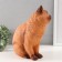 The piggy bank "Cat Siamese color" height 31.5 cm, width 16 cm, length 24 cm.