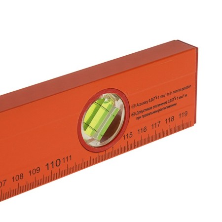 SPARTA level, 120 cm, aluminum, 3 eyes, orange, ruler-3