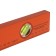 SPARTA level, 120 cm, aluminum, 3 eyes, orange, ruler