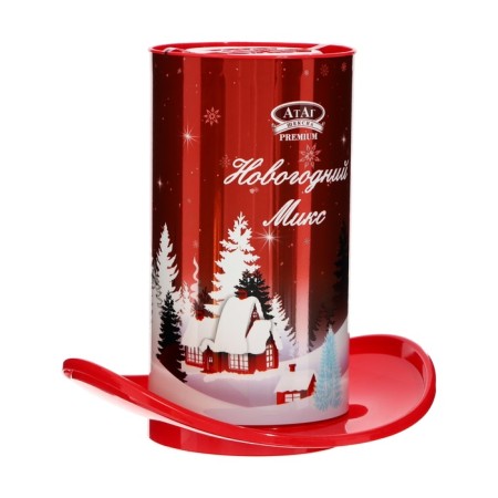New Year. Flays glazed "New Year Mix", in the cylinder, 200 g-2
