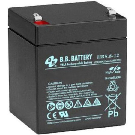 BBP BB HR 5.8-12, 12 V, 5.8 Ah battery