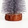 New Year's decor "Fir tree in silver color with sparkles" 8 × 8 × 15 cm