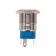 Anti-Vandal button Ø19 250V Fix (5C) Off-on/On-OFF subv/green rexant