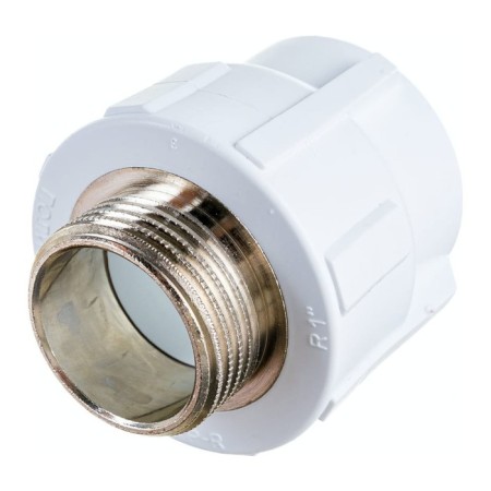 Combined "Politek" coupling, polypropylene, 32 mm x 1 ", external thread-3