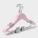 Shoulders - Ladoom hangers, 3 pcs, children, with clamps, 31.5 × 22 cm, pink color