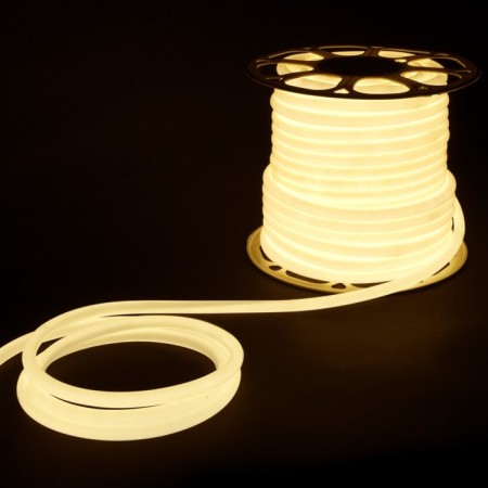 Flexible Neon Elektrostandard, IP67, 2835, 144 LED/M, 220V, round, glow of daytime white-3