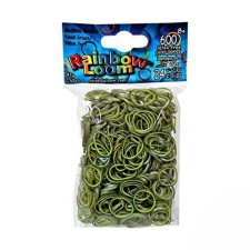 Резиночки для плетения браслетов RAINBOW LOOM, коллекция Средневековье, зёленые