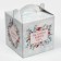 Confectionery box with a window, a chest, “Winter watercolor” 20 x 20 x 20 cm, New Year