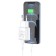 Network charger Hoco C88A, 2 USB, 2.4 A, Lightning cable - USB, 1 m, white