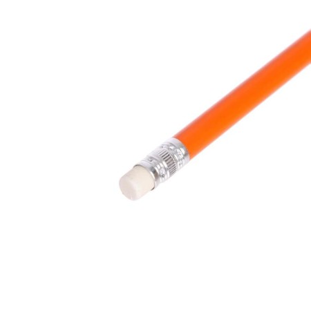 Black pencil with the eraser "ruler", hardness of HB, round body, mix-21