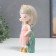 Polystone souvenir "Baby in a sundress/skirt, with cacti" MIX 17x7x10 cm