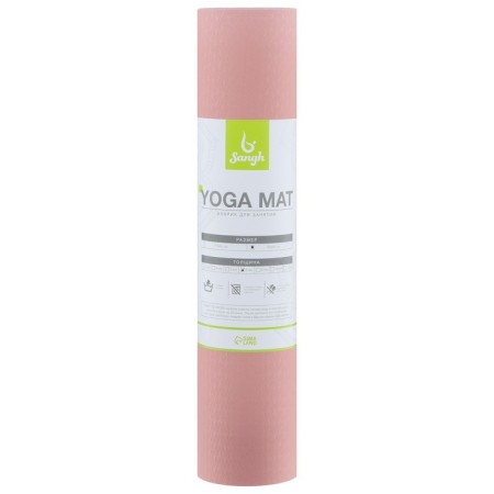 Sangh yoga rug, 183x61x0.6 cm, pink color-15