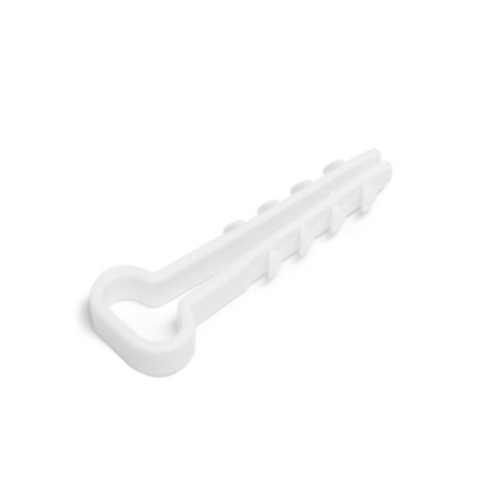 Dowel-homut "tundra", for a flat cable, nylon, 12 mm, white, 100 pcs-4