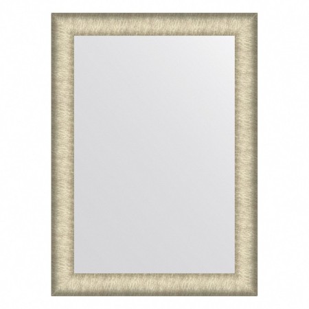 EvoFORM mirror in the baguette frame, 59 mm, 53x73 cm, brushed silver color