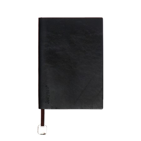 Organizer, A6, 116 sheets, cage, leatherette cover, brown cut, black