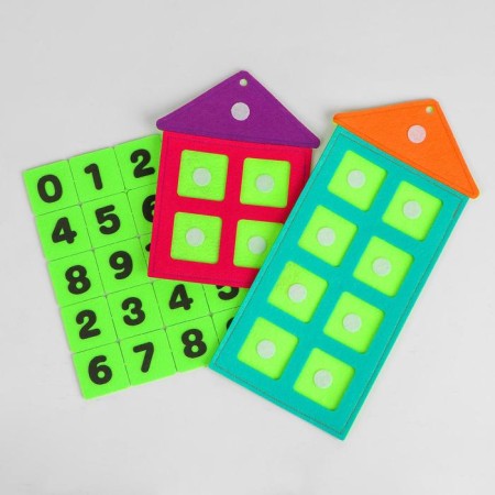 Didactic rug "numerical houses"-1