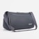 Sports bag on a zipper, adjustable belt, gray color