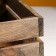 Kashpo wooden 26x16x10 cm natural rosewood